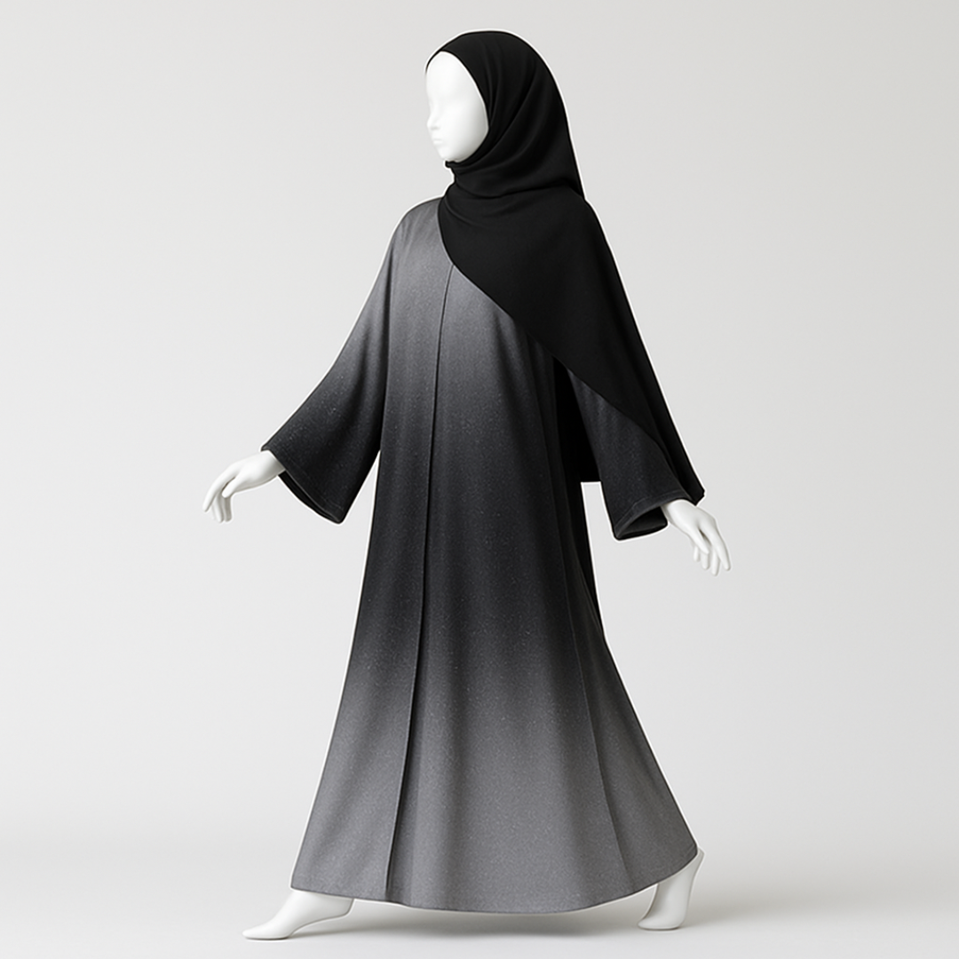 Soft Glow Chiffon Abaya