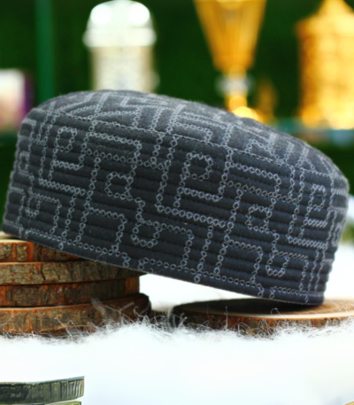 Sultan Kufi Cap | Elegant & Comfortable Islamic Headwear