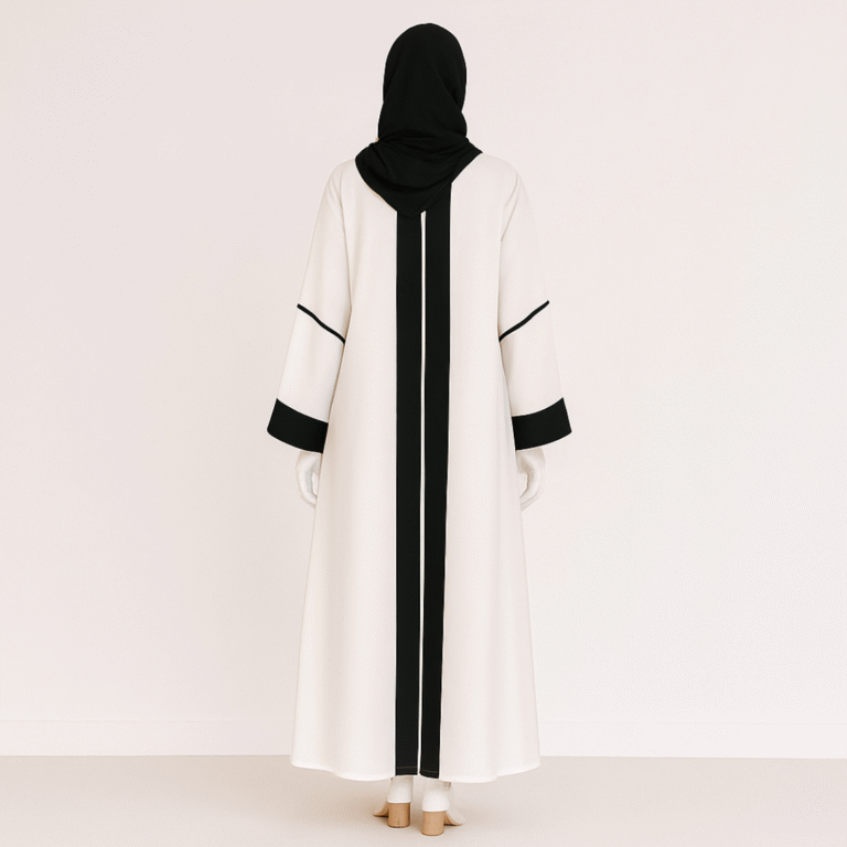 Open Front Arabic Abaya