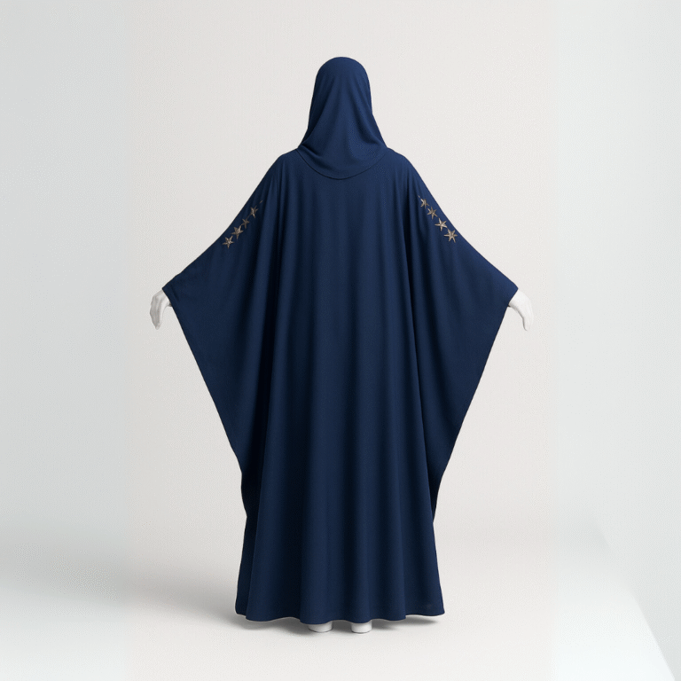 Blue Mirage Kaftan Abaya