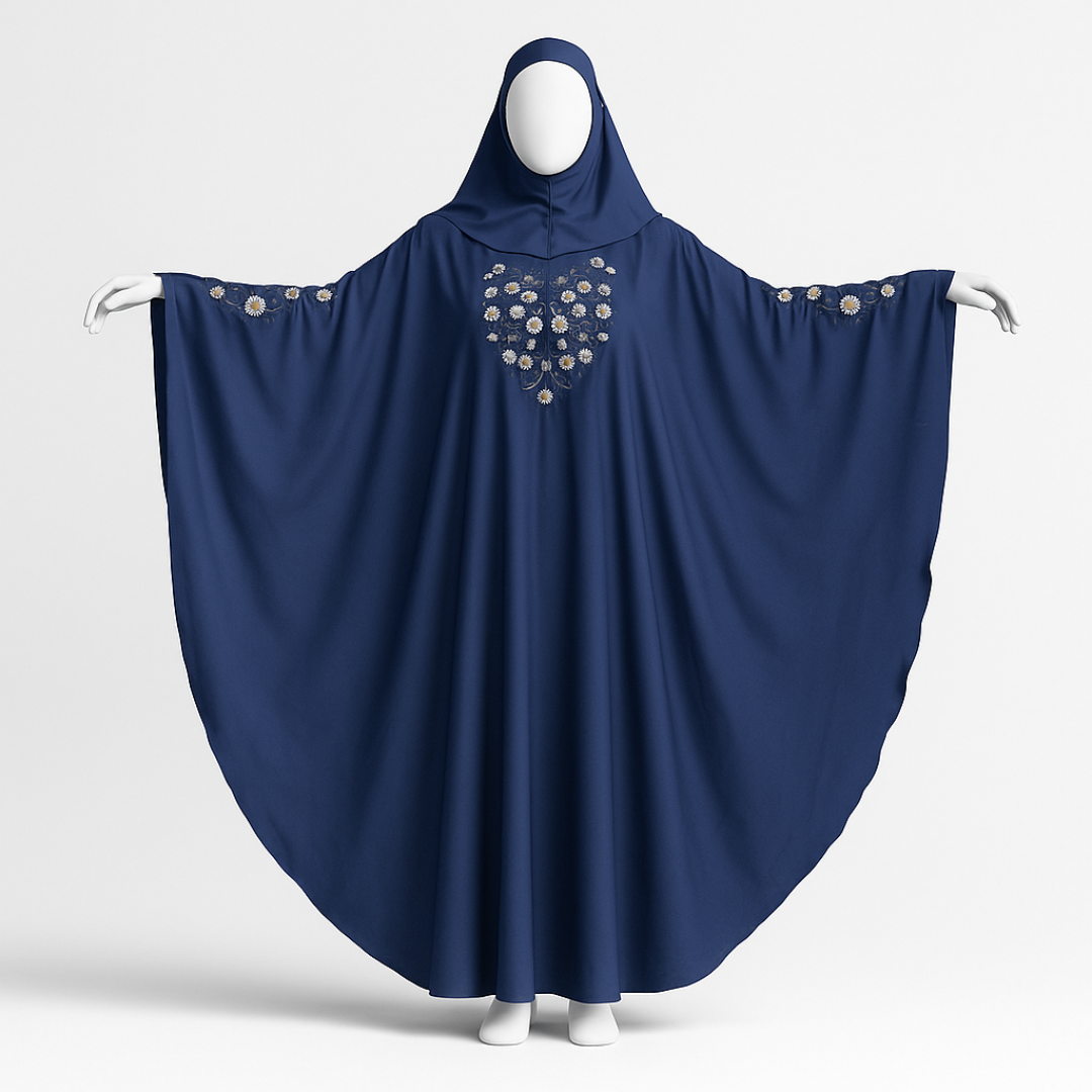 Blue Mirage Kaftan Abaya