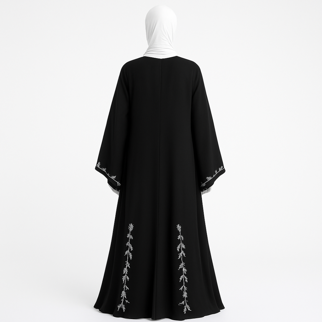 Chiffon Embroidered Abaya