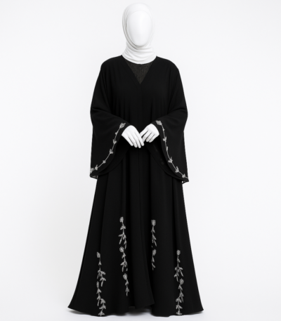 Chiffon Embroidered Abaya