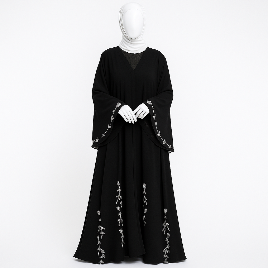 Chiffon Embroidered Abaya