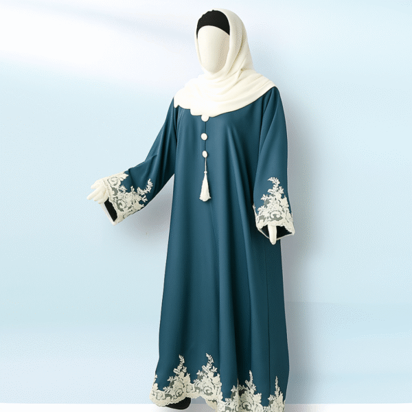 Crystal Shine Abaya Gown