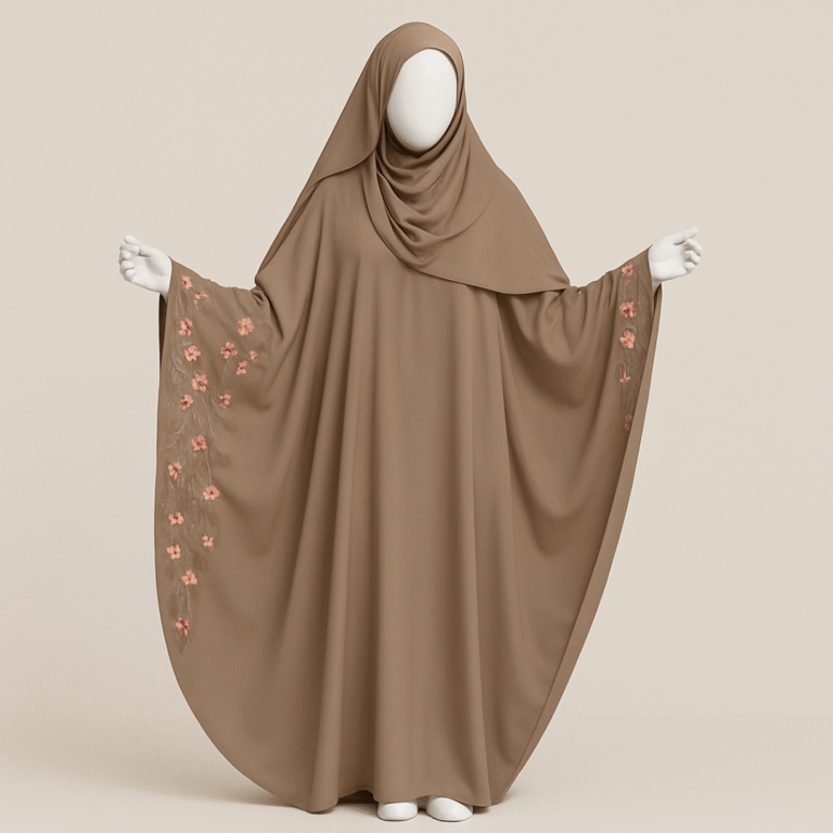 Modern Embroidered Abaya