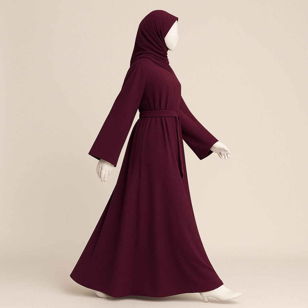 Purple Abaya Gown