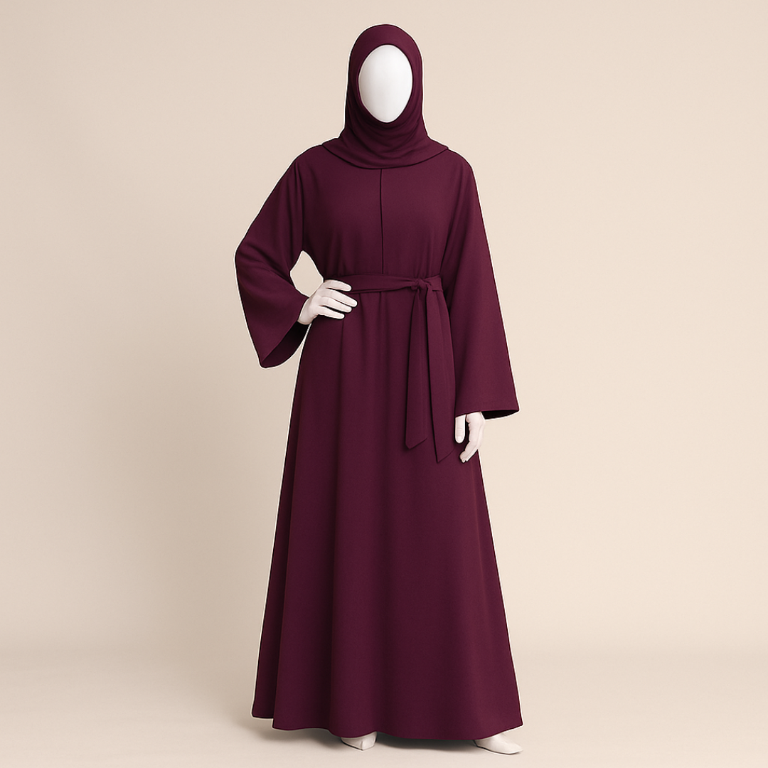 Purple Abaya Gown