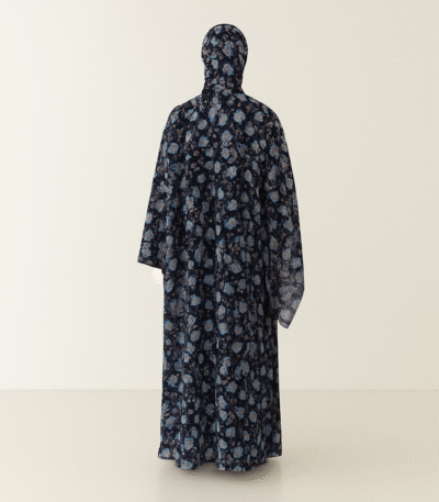 Sapphire Bloom Printed Abaya