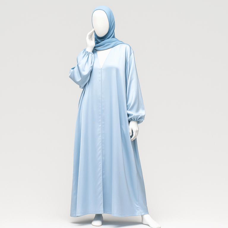 Silk Arabic Abaya
