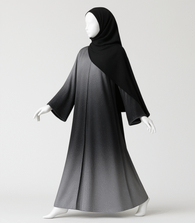 Soft Glow Chiffon Abaya