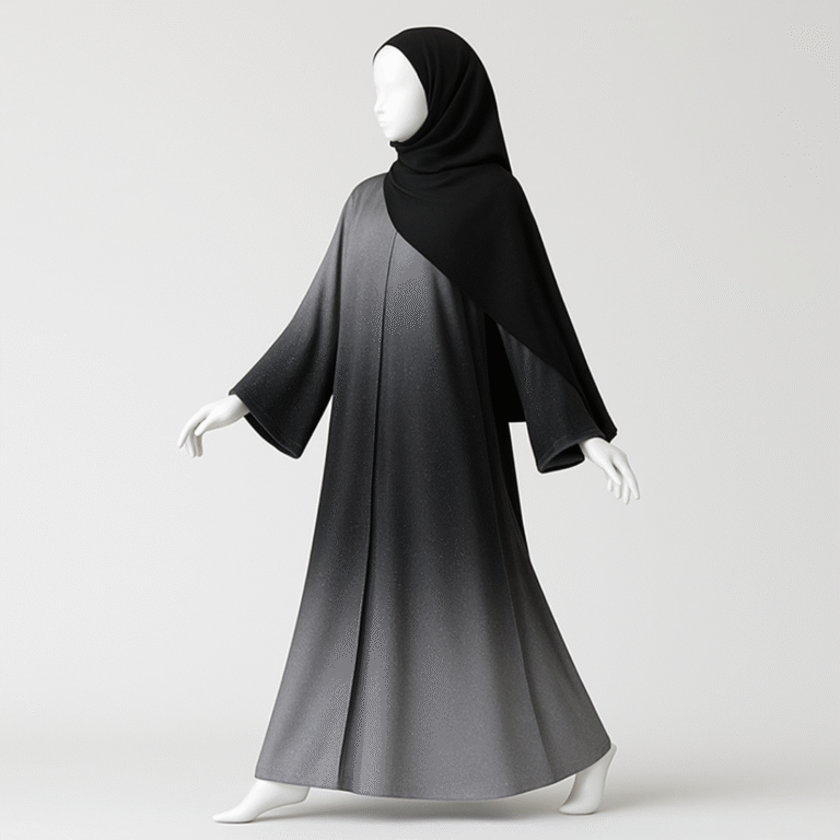 Soft Glow Chiffon Abaya