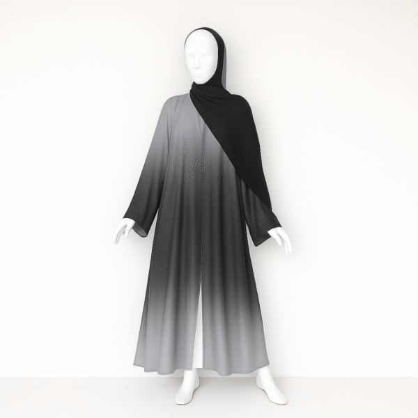 Soft Glow Chiffon Abaya