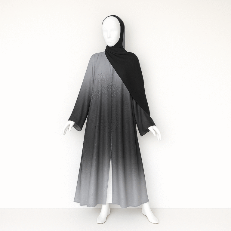 Soft Glow Chiffon Abaya
